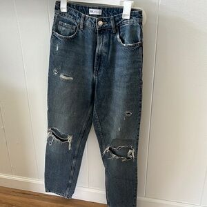 Women’s Distressed Blue Zara Jeans